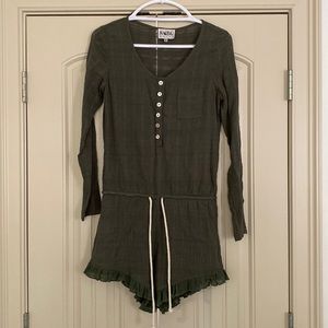 Long sleeve romper